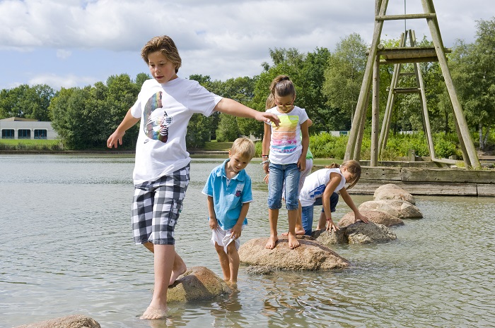 Waterpret kinderen Vakantiepark Hunzedal