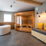 badkamer en sauna Center Parcs Allgäu