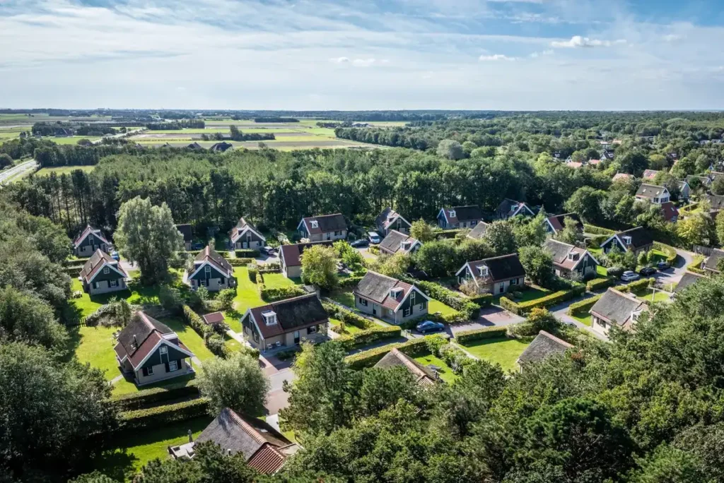 Roompot Kustpark Texel vanuit de lucht